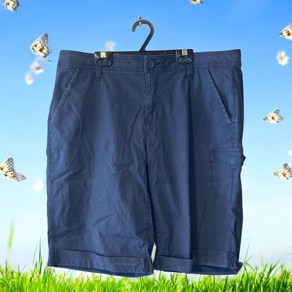 DKNY Blue Cargo Shorts